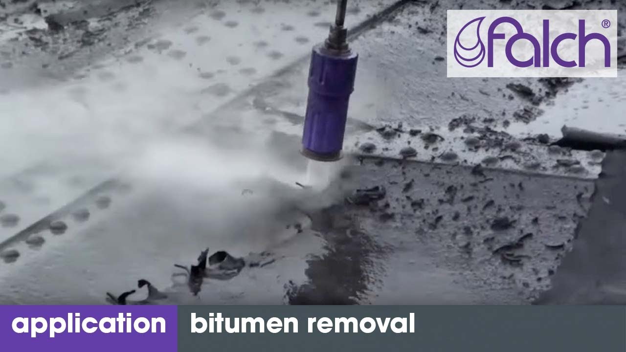 entfernung bitumen - removal bitumen - www.falch.com