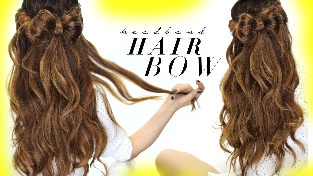 ★ HAIR BOW Half-Updo Hairstyle | HAIRSTYLES For SCHOOL Wedding