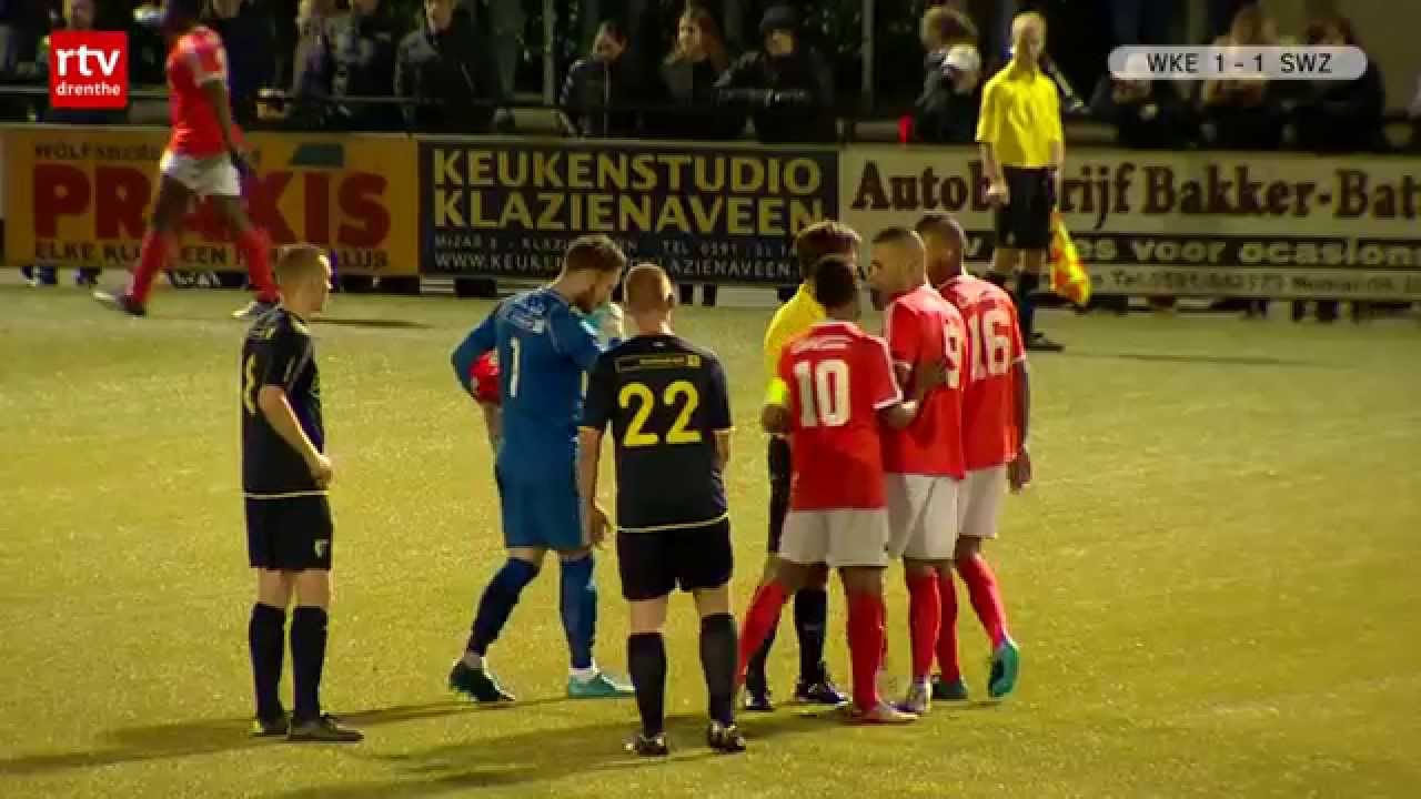 WKE speelt gelijk en ziet rood