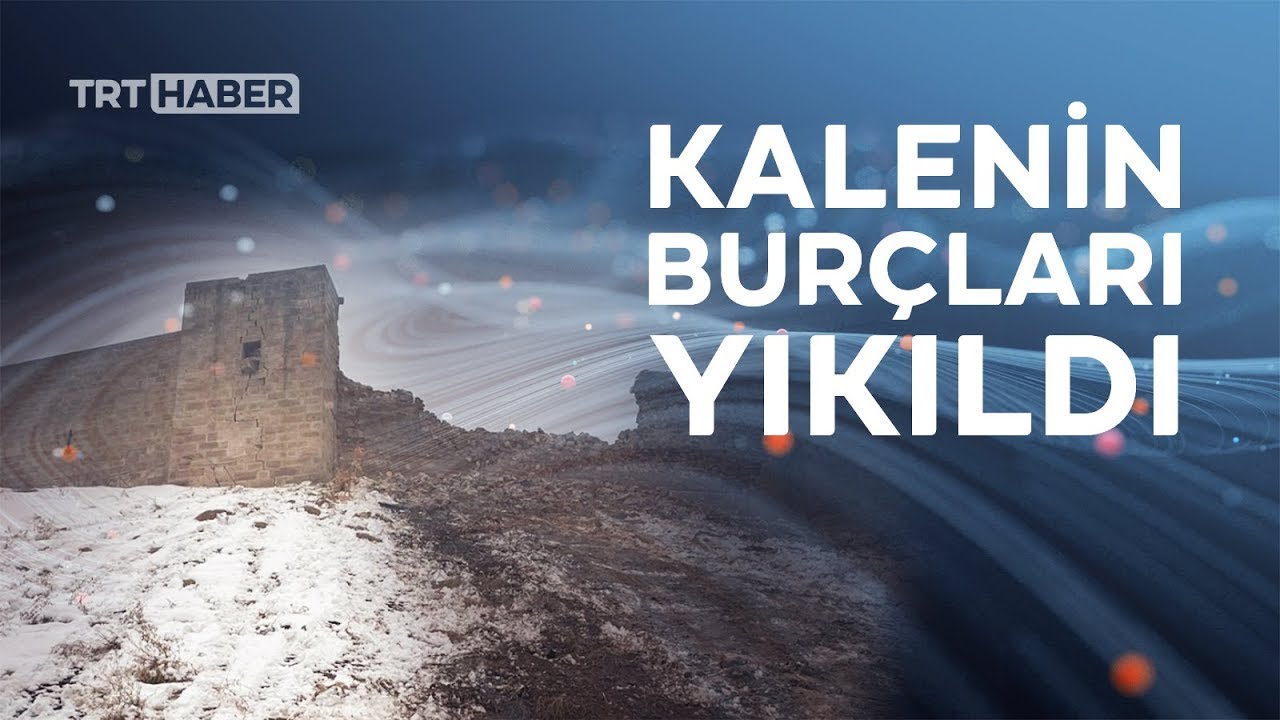 Depremde tarihi Gaziantep Kalesi de hasar gördü