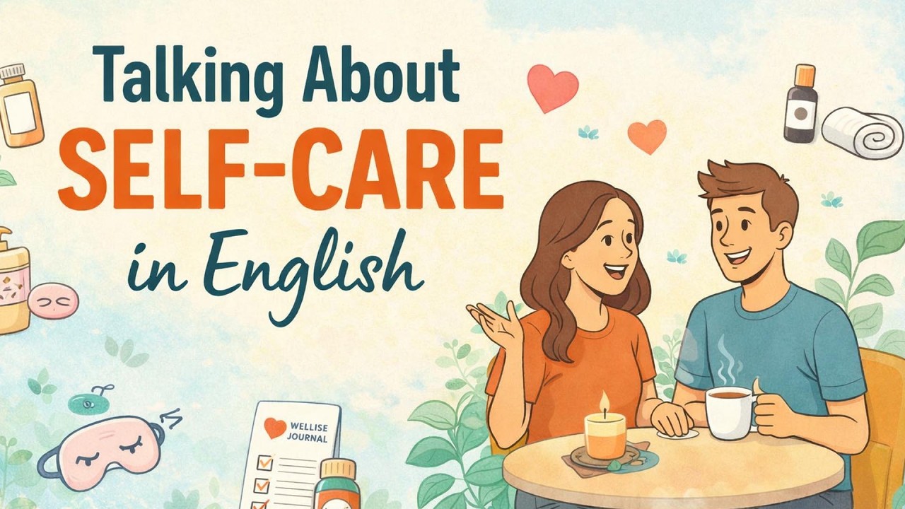 Learn to Talk About Self-Care in English | Build Confidence & Calm | English Conversation Podcast