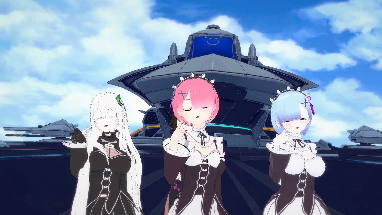 【RE:ZERO MMD】 Stellar - Marionette[4people ver.]