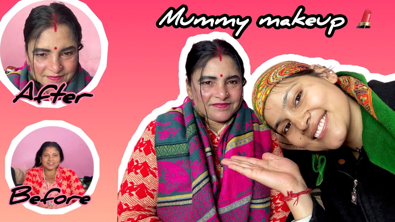 Today I did my mother makeup 💄 || vlog17 || anchuvlogs 