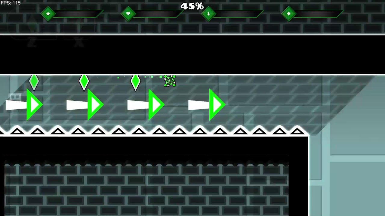 Directo corto/ Lvl Req en Geometry Dash