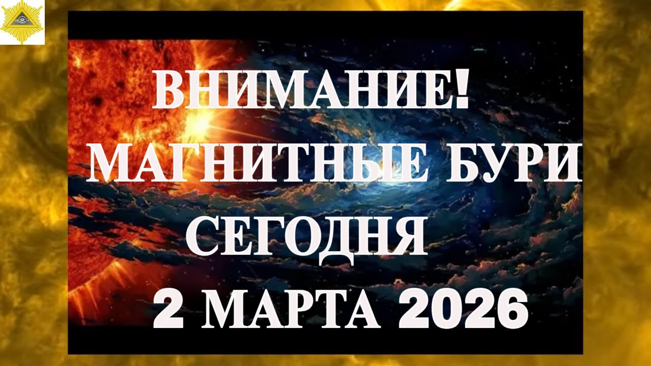 ВНИМАНИЕ! МАГНИТНЫЕ БУРИ 2 МАРТА 2026!
