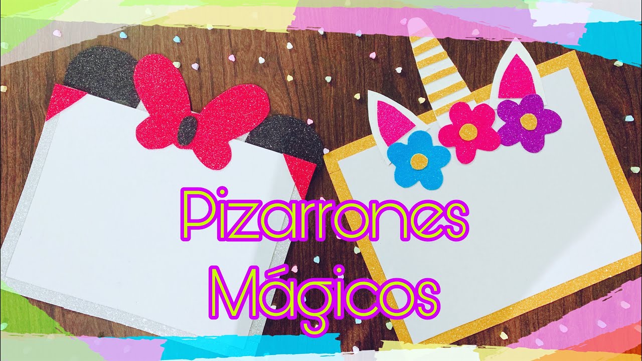 PIZARRONES MÁGICOS PARA NIÑOS ❤️ - PIZARRONES FÁCILES - MANUALIDADES