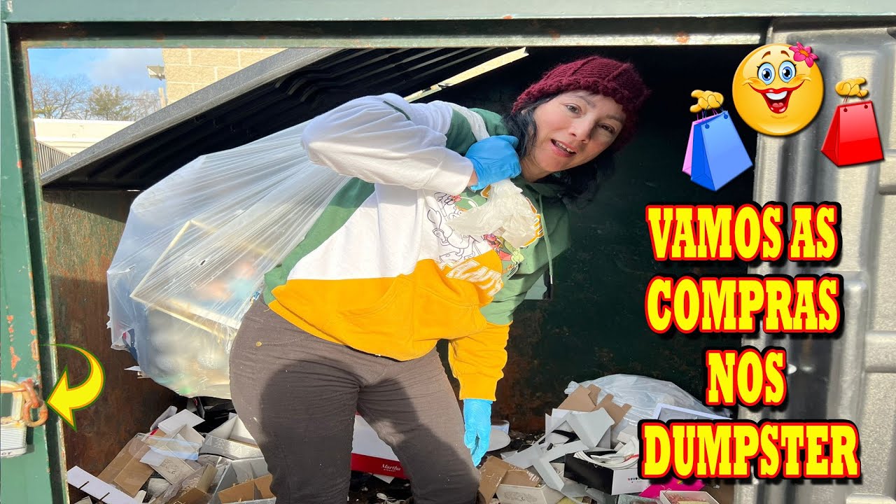 Vamos para mais uma #compras nos #dumpsterdiving 🤑😍🎁