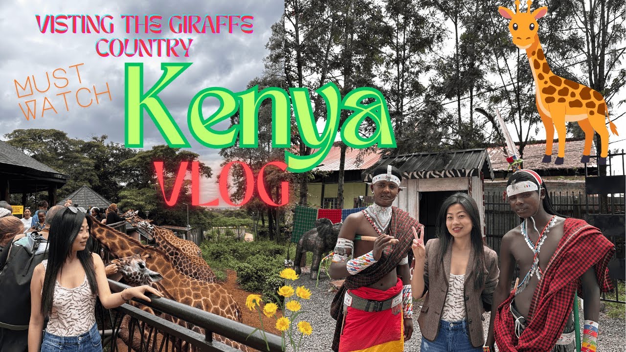 Vlogging in the country of Giraffes | Nairobi Kenya Vlog | Cabin Crew life #vlog #kenya #wildlife