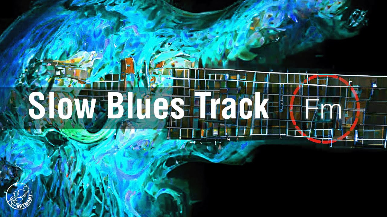 Slow Blues Backing Track No Guitar in F Minor