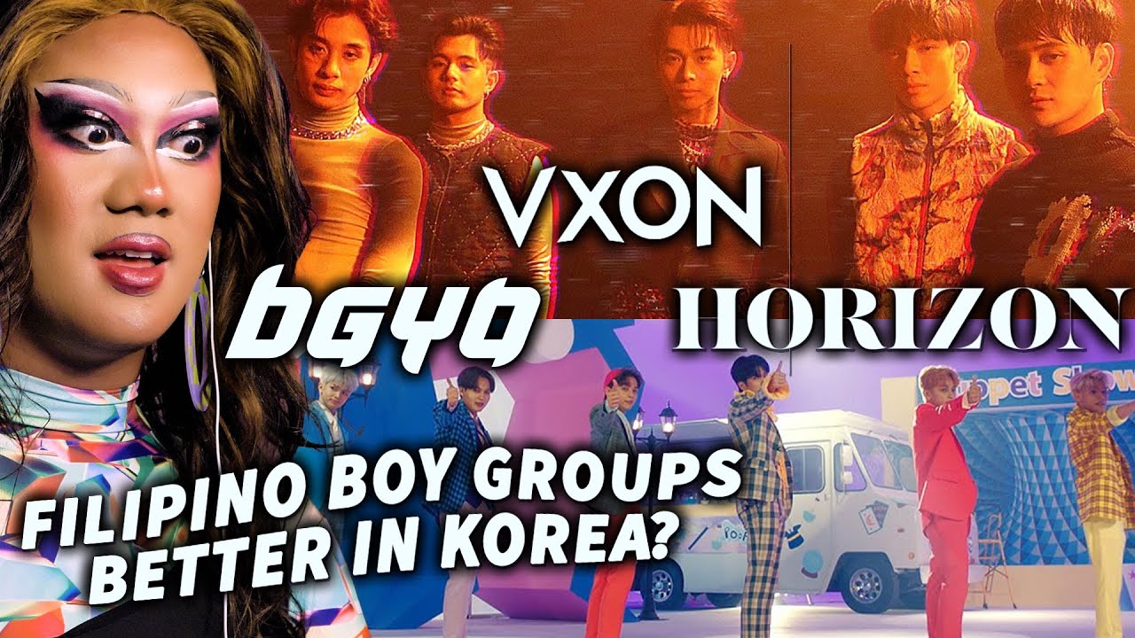 Filipino Boy Group 1st Impression! Better in Korea?? || Vxon Bgyo Hori7on