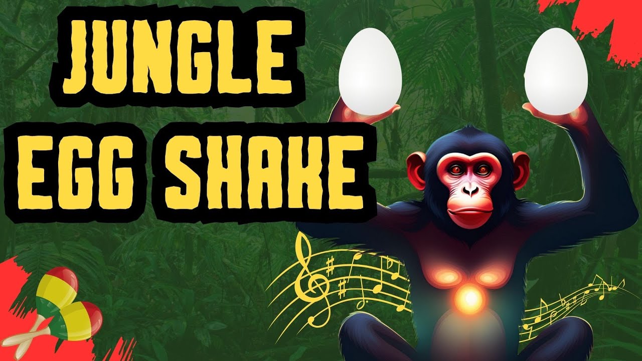 Jungle Egg Shake Adventure | Loud and Soft Egg Shaker Lesson for Kids| Music and Movement Elementary