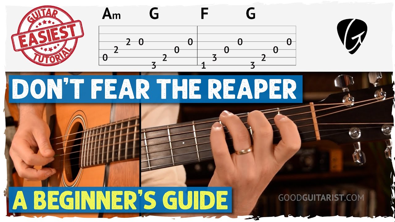 Learn 'Don't Fear The Reaper' on Guitar | Easy Riff & 3-Chord Song