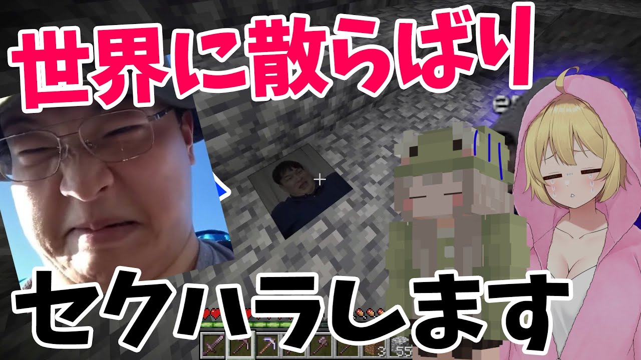 世界に散らばった陰キャ転生を集めるまでセクハラされ続けます→企画中断へ - マインクラフト