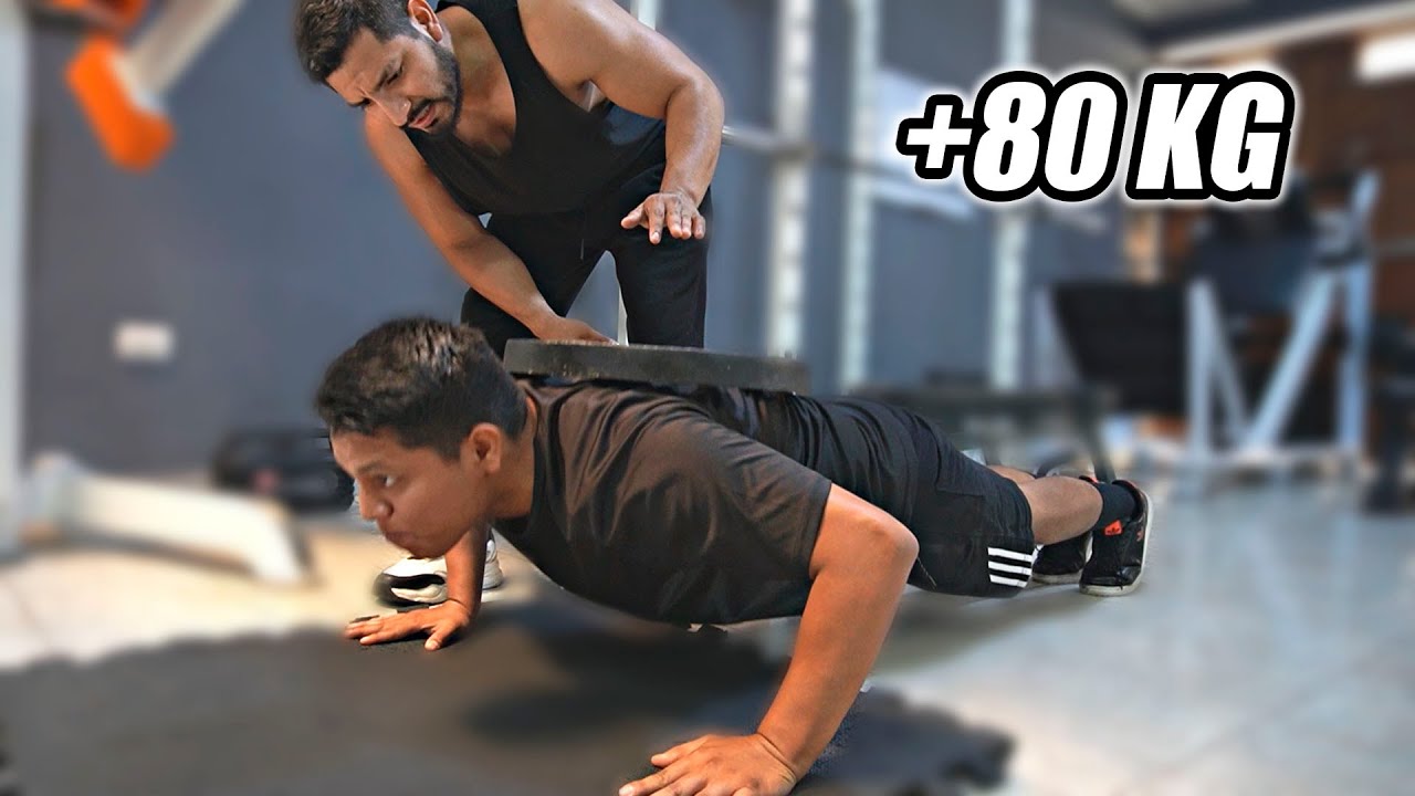 MI AMIGO HACE MI RUTINA DE CALISTENIA - Flexiones con Peso