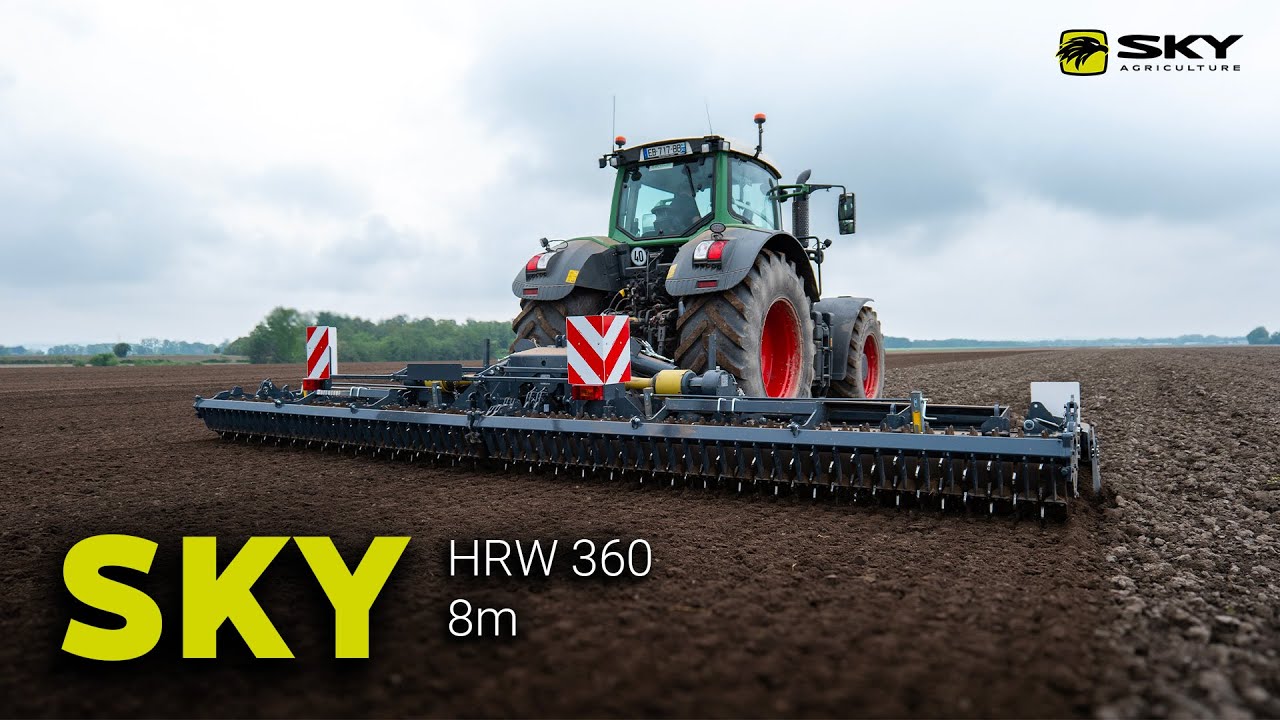 SKY Agriculture - Herse rotative HRW 8000.36