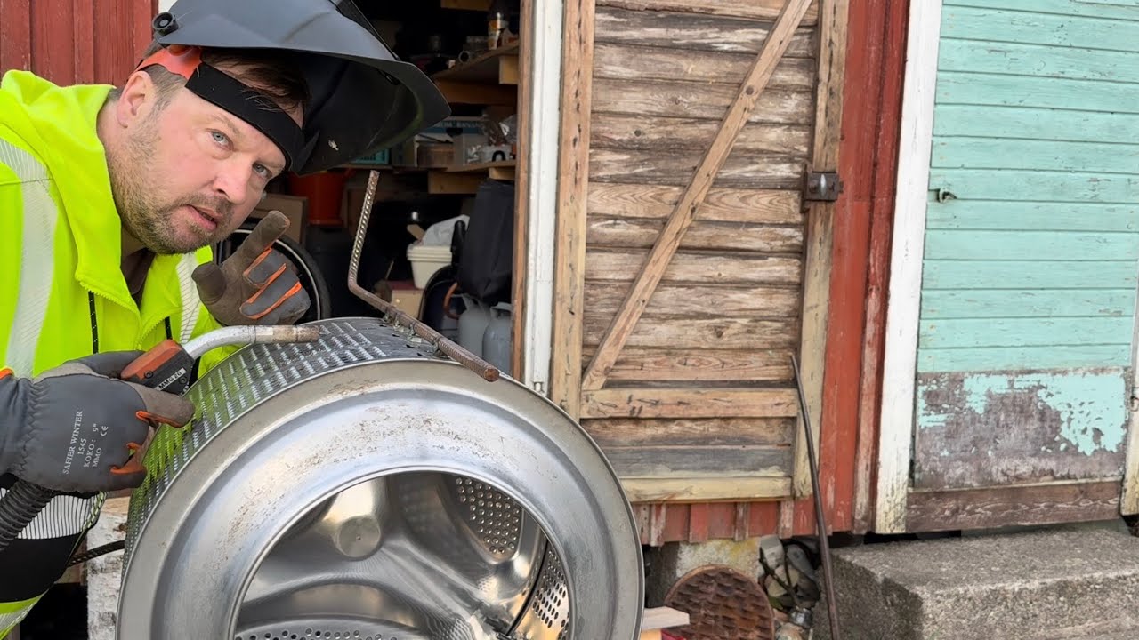 GRILLI pyykkikoneen rummusta projekti jatkuu