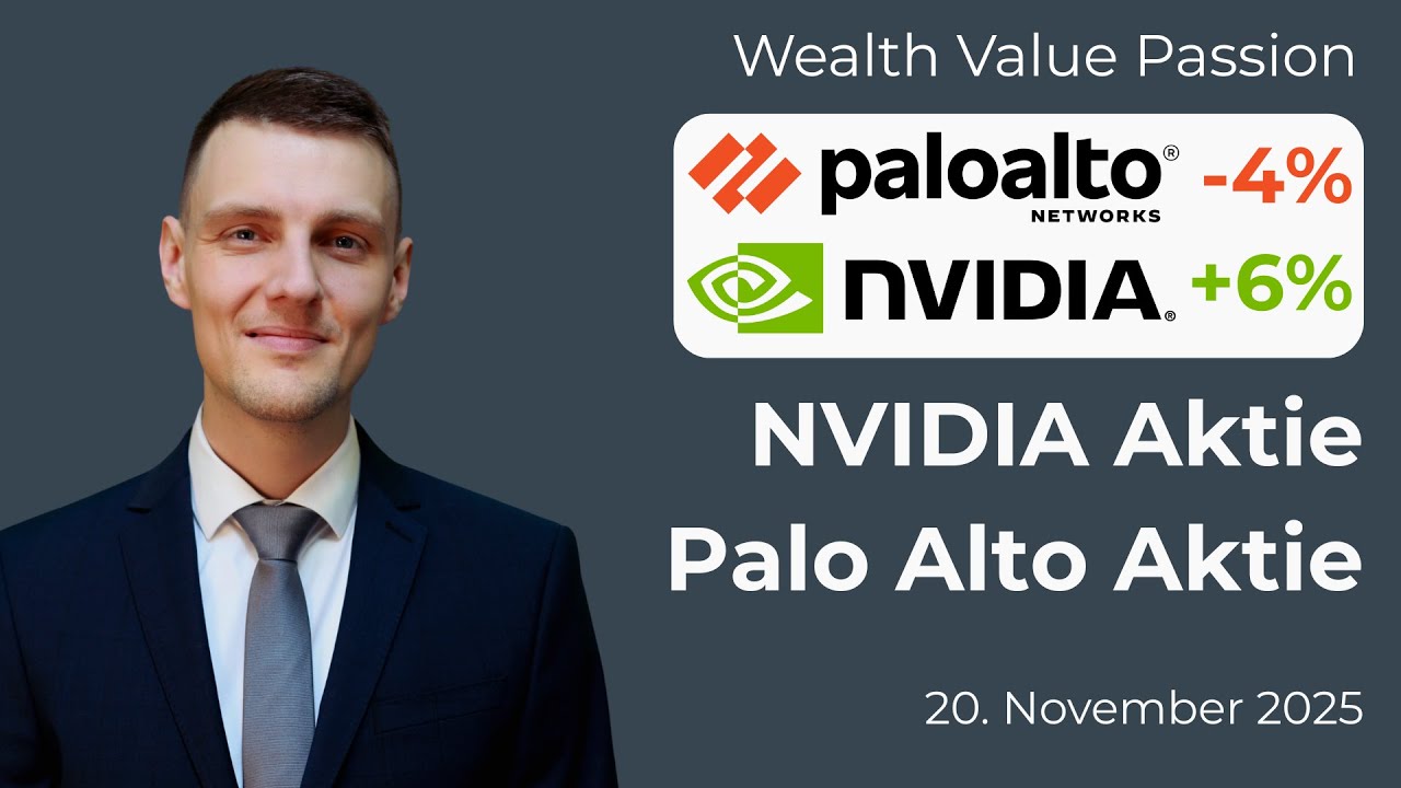 NVIDIA Aktie Q3 2025 Zahlen. Ist die Aktie ein Kauf? Palo Alto Networks Aktie verliert nach Zahlen