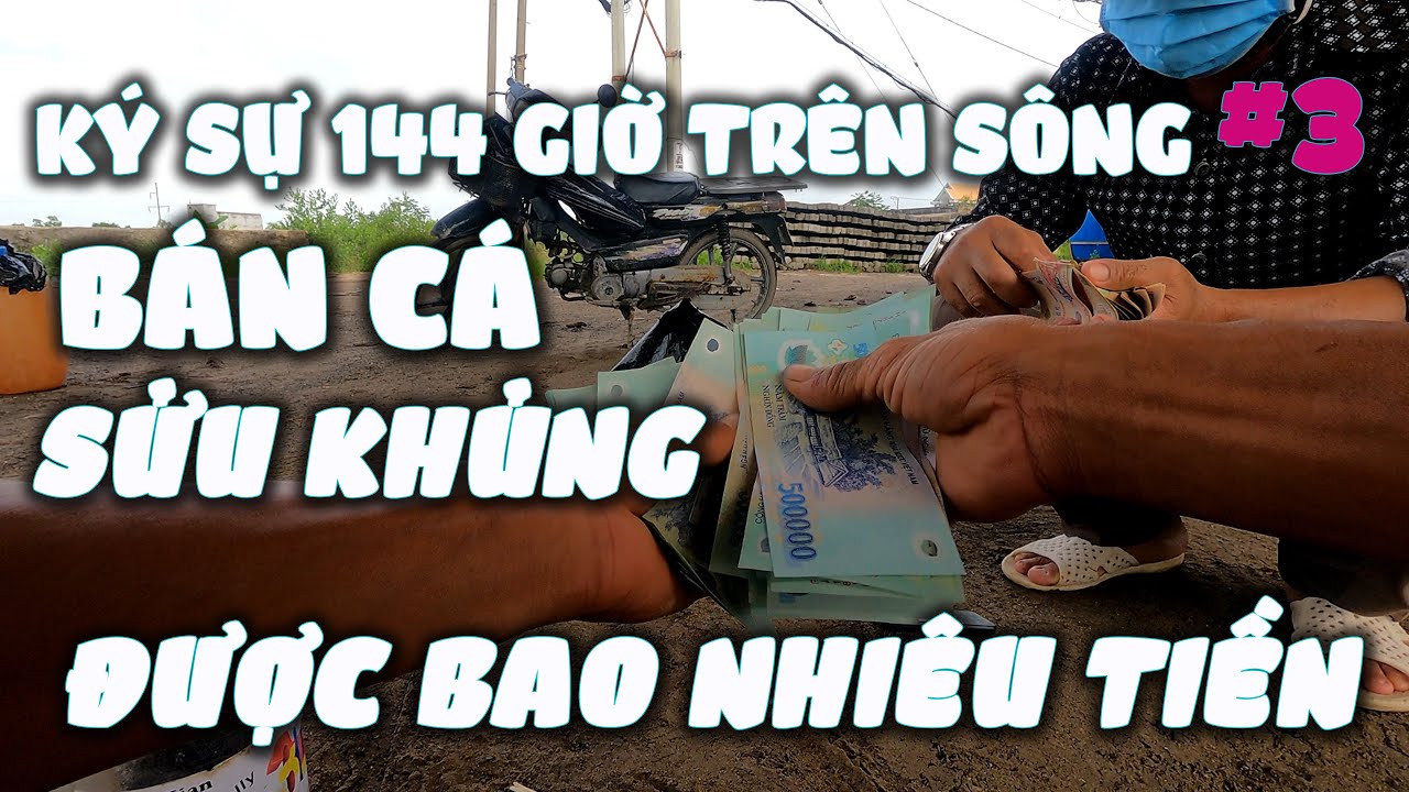 144 GIỜ MƯU SINH TRÊN SÔNG #3 | BÁN CÁ SỬU KHỦNG ĐƯỢC BAO NHIÊU #sangsanbat 3