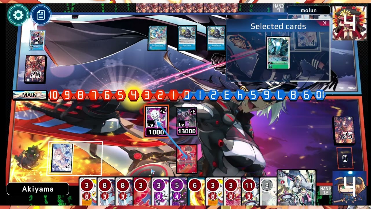 Digimon TCG - DCGO SIM - Gammamon vs Gaogamon