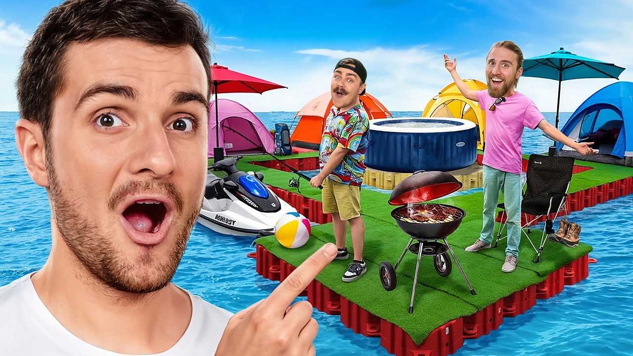 On a CONSTRUIT un CAMPING FLOTTANT ! (c&rsquo;est gigantesque)