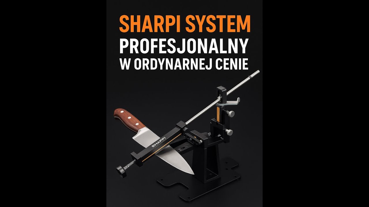 SHARPI SYSTEM &ndash; ostrzałka do noży - instrukcja video montażu