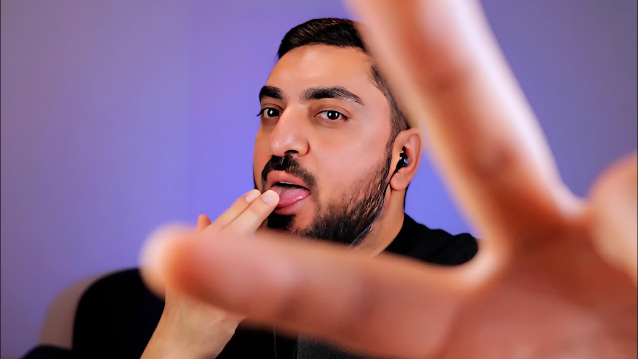 ASMR Spit Painting On Your Face/Intense Mouth Sounds
