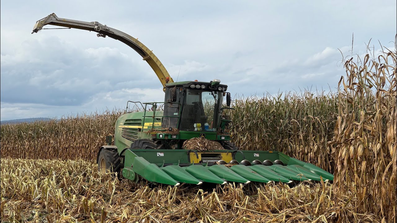 How we chop earlage with a 7750 John Deere on a budget 