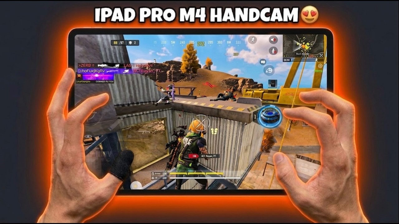 iPad Pro M4 😍 CODM HANDCAM Smooth + 120 FPS 🔥codm test / Gameplay/ Best Sensitivity
