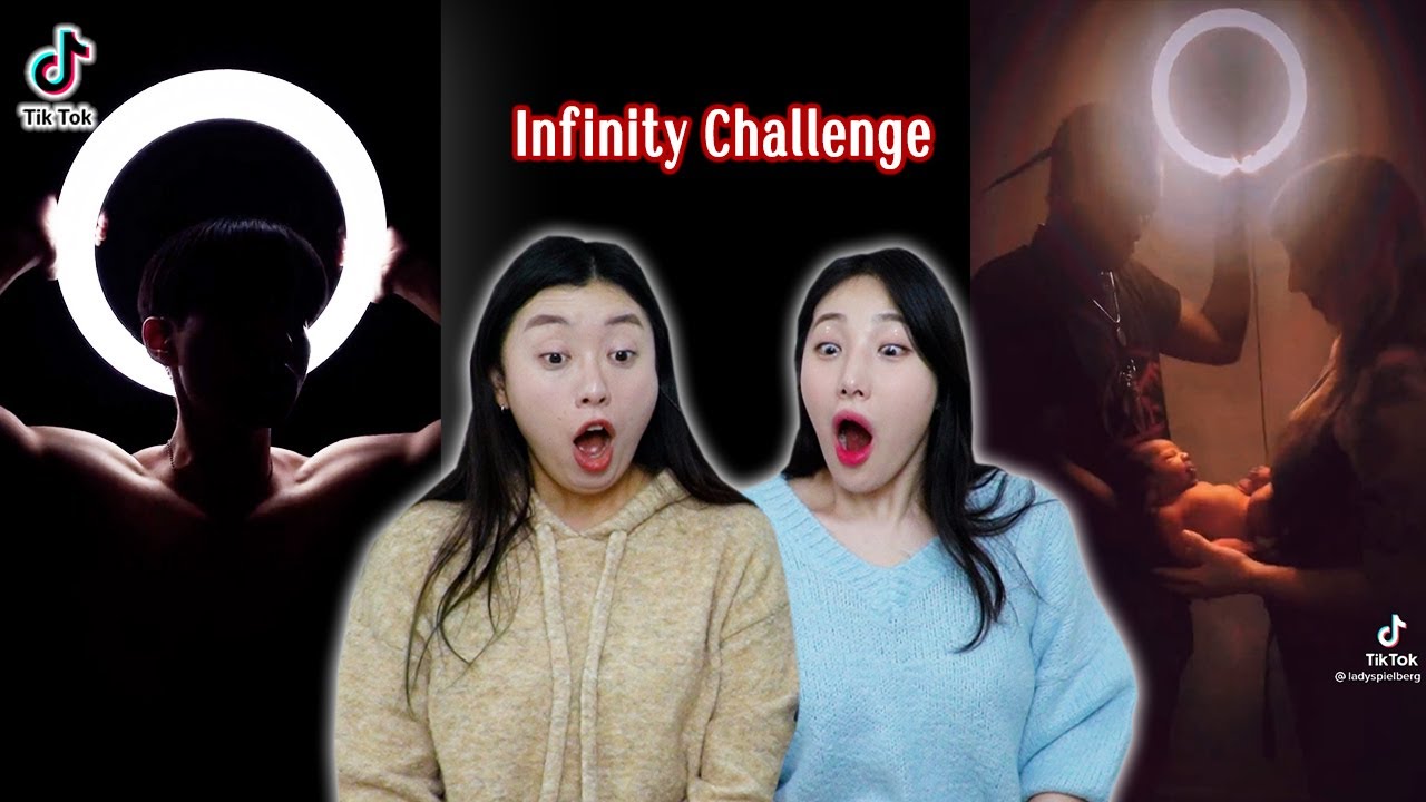 Корейские девушки реагируют на TikTok «Infinity Challenge»
