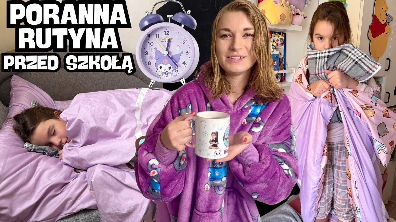 Poranna rutyna przed szkołą💖 Koniec ferii💖