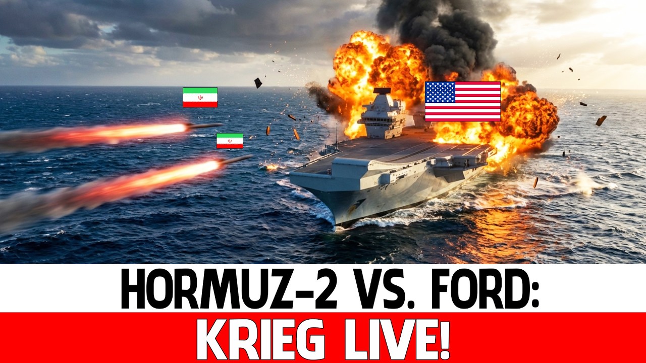 Iran feuert 2 „Träger-Killer“ auf USS Gerald Ford – Die 90Sek. -Antwort der US Navy