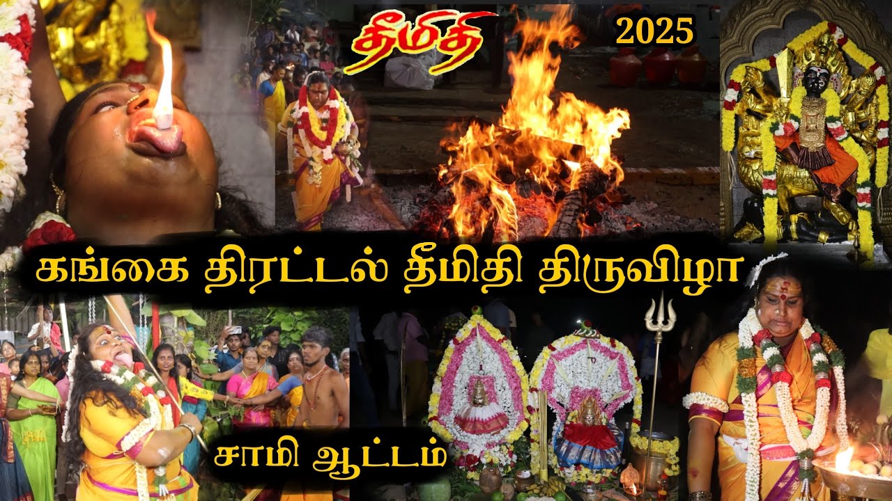 மயான கொள்ளை| தீமிதி வைபவம் | அசர வைக்கும் சாமி ஆட்டம் mayana kollai 2025  | sami attam | sai nima tv