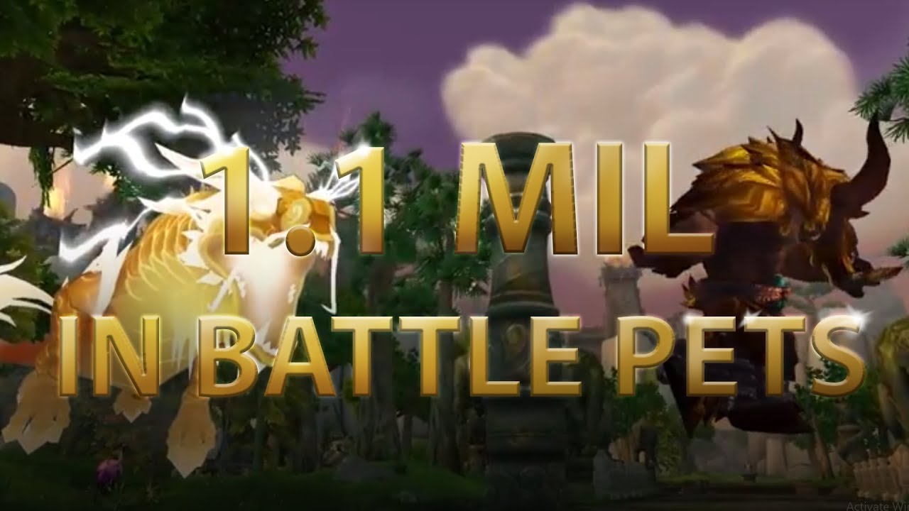 WoW Timeless Isle Gold Farm: 1.1 MIL in battle pets