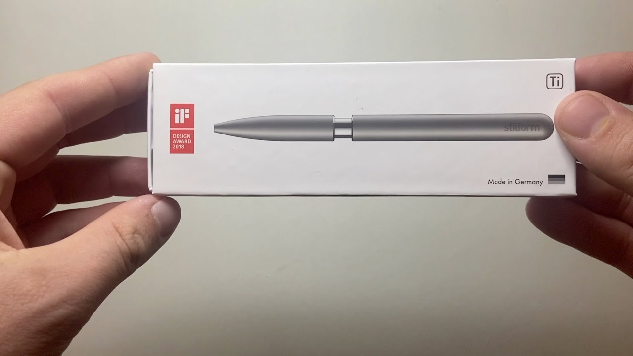 Stilform Titanium Ballpoint Pen  (and Base) Review