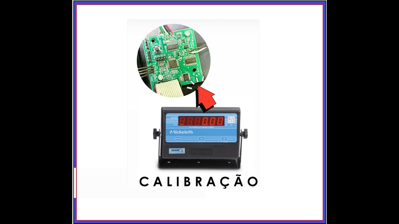 Calibrando Balança digital  Micheletti placa modelo 2024