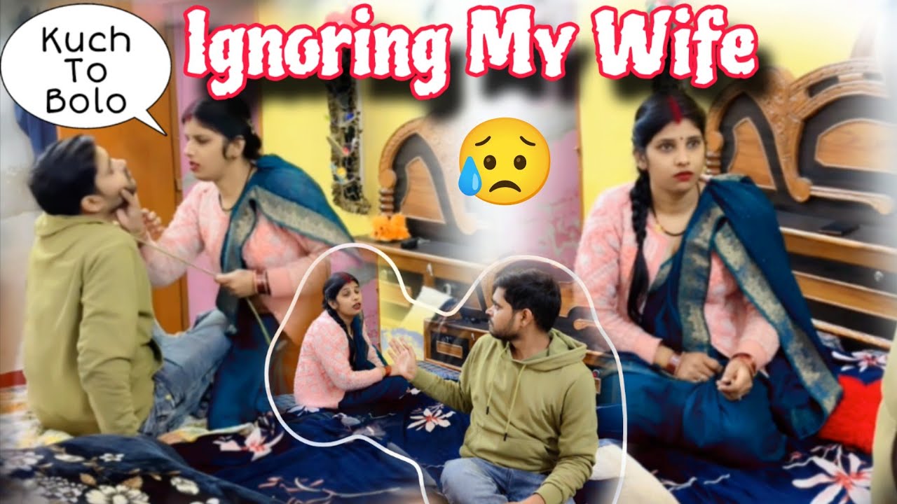 Ignoring Prank On Wife For 24 Hours 😱 Rone Lag Gyi