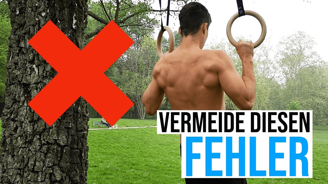 Schulterschmerzen! | Vermeide diese Fehler bei Klimmzügen, Rudern und Skin the Cats!