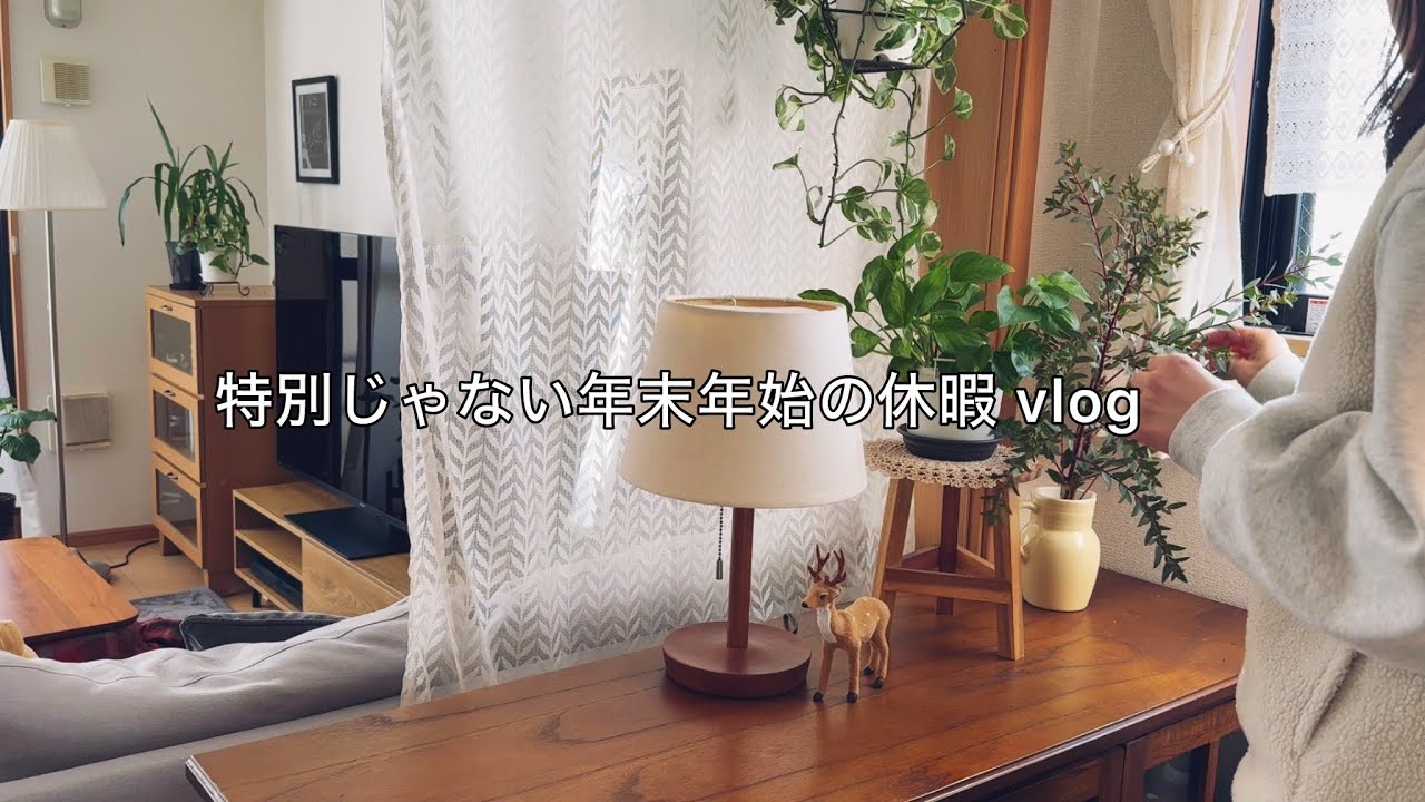 年末年始vlog / 普段と変わらないお正月感薄めの休みを過ごしていました
