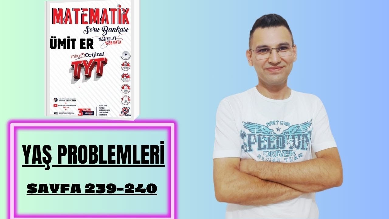 MİKRO TYT SORU BANKASI  |YAŞ PROBLEMLERİ|  Syf 239-240  | @umiter55  #yks2024 #kamp