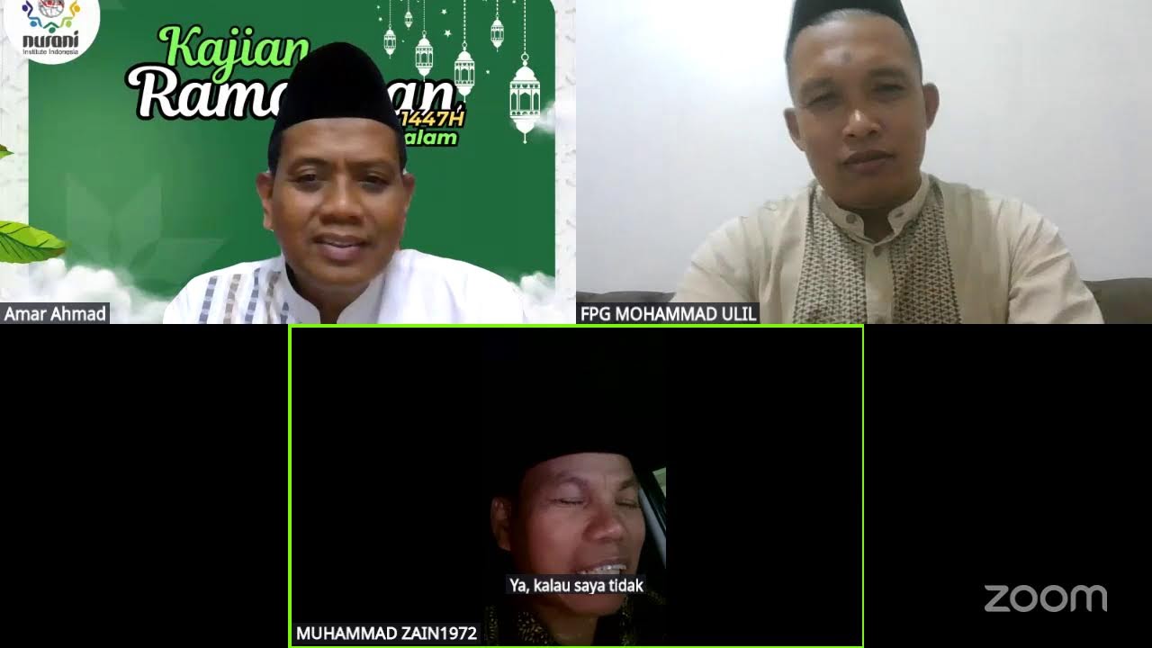 Kajian kitab Matsnawi Karya Jalaludin Rumi episode 2 oleh Dr. KH. Muhammad Zain.