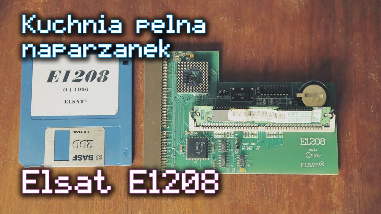 Rozszerzenie pamięci 8 MB do Amigi 1200 - 