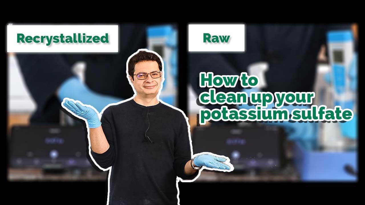 How to purify potassium sulfate (Sulfate of potash)