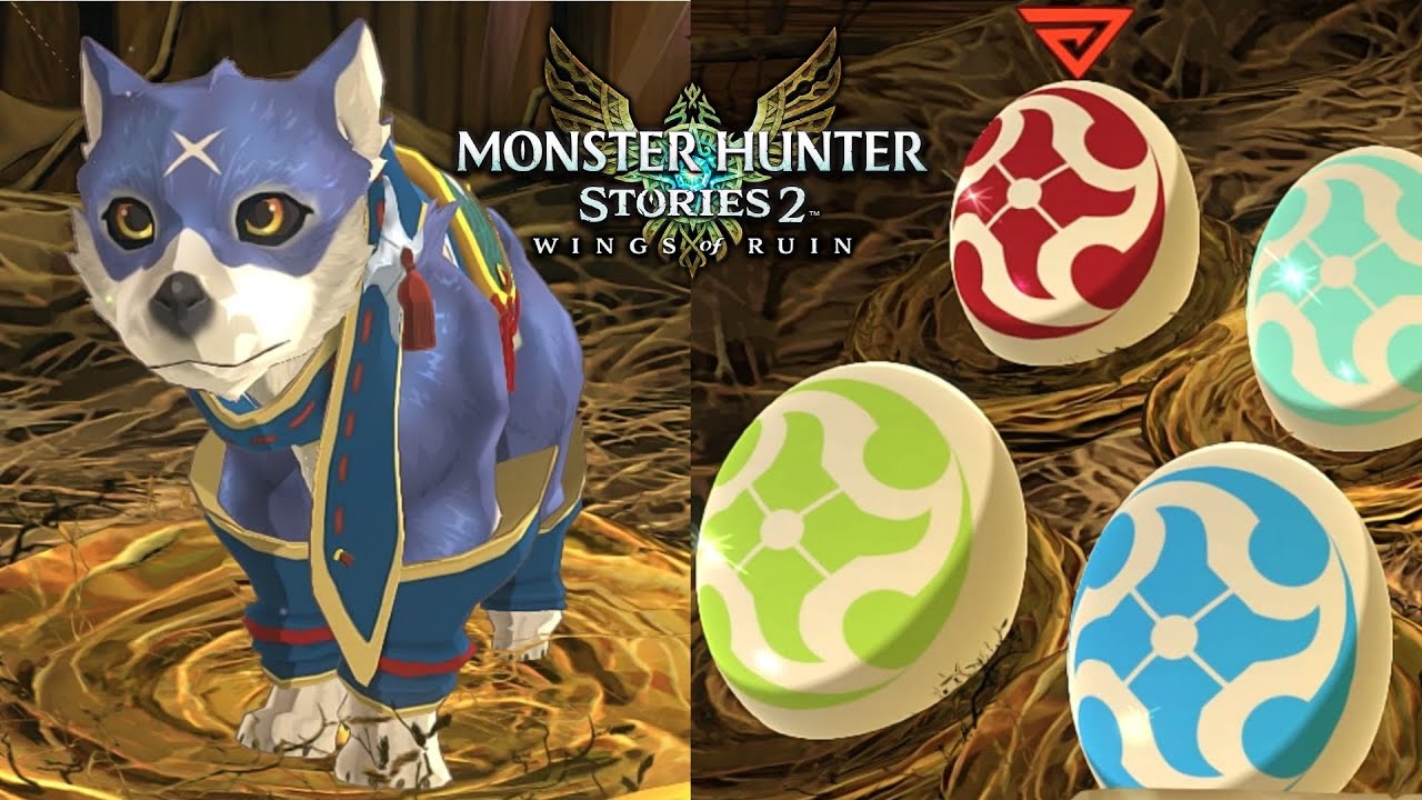 ALL Palamutes! Eggs, Abilities and Kinship Skills in Monster Hunter Stories 2