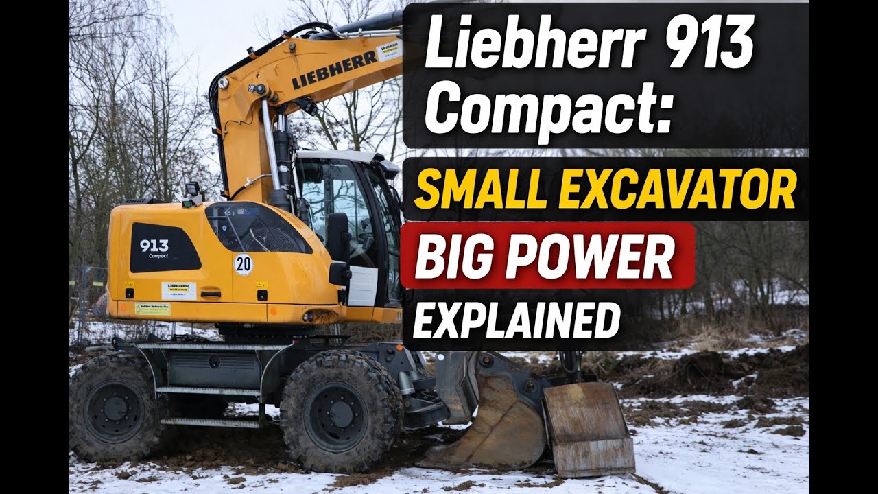 Liebherr 913 Compact: Small Excavator, Big Power Explained !