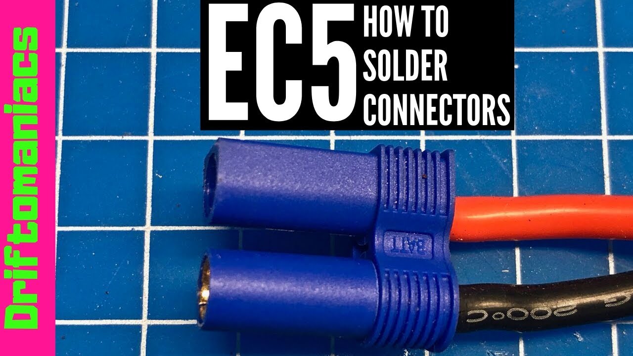 Как паять разъемы EC5 шаг за шагом