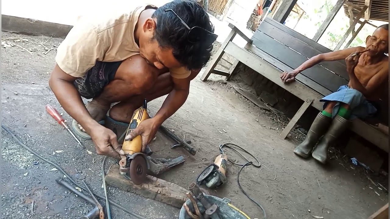 Membuat KREKUT BONSAI dari Catut bekas