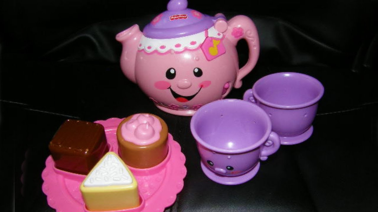 Fisher-Price Talking, singing tea pot toy Set with music, songs and sounds