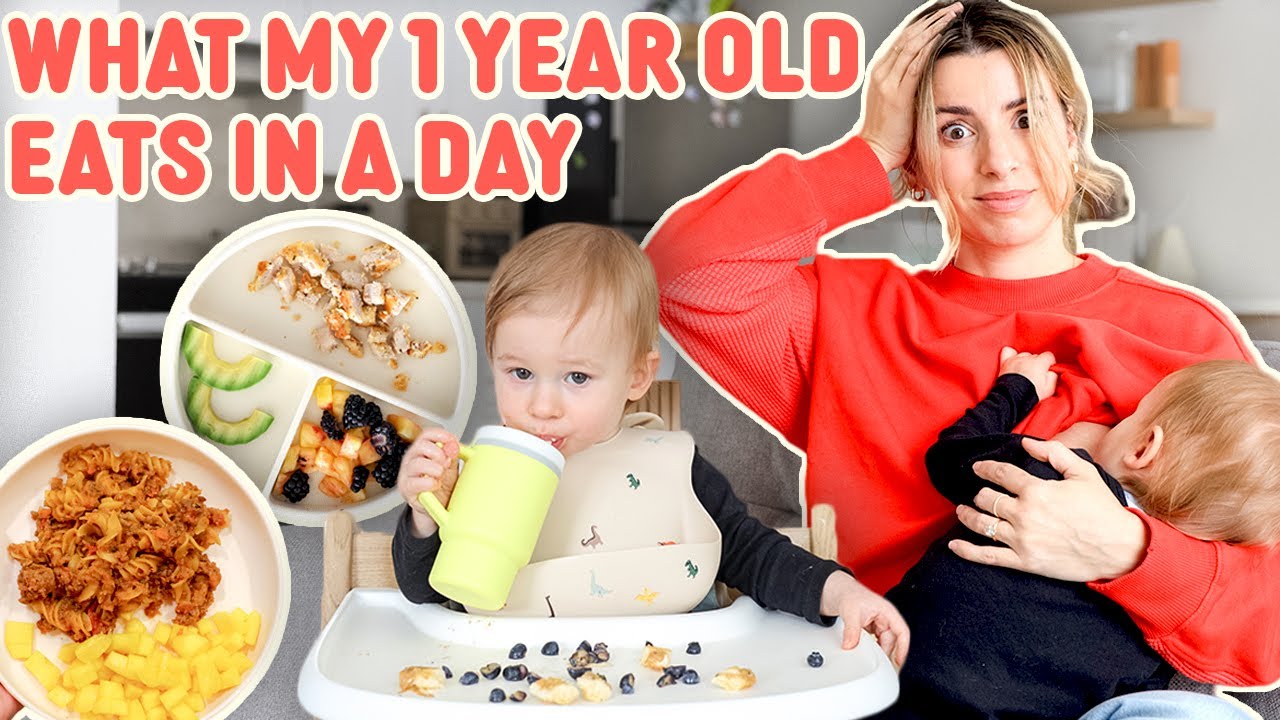 What my 1 Year Old Eats in a Day (and Yes I’m Still Breastfeeding)