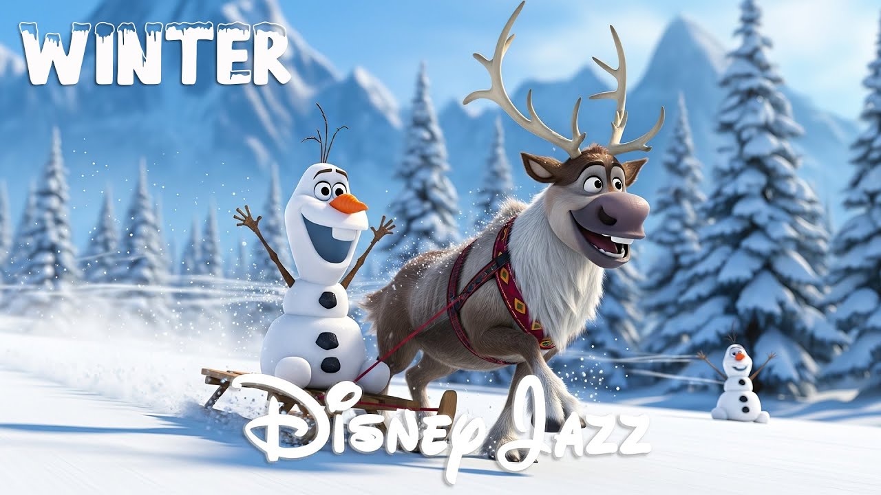 ❄ Winter Disney 2025 ☃️ OST Disney Bossa Nova 🏰 Disney Jazz Relaxing Music to Study, Work, Focus