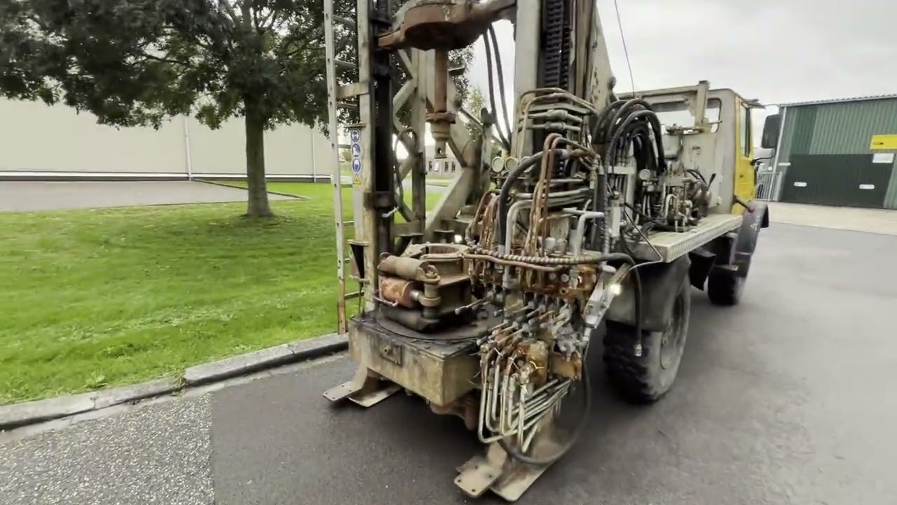 Unimog U1250 4x4 Grondboor drill rig